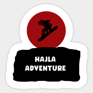 Hajla Adventure Sticker